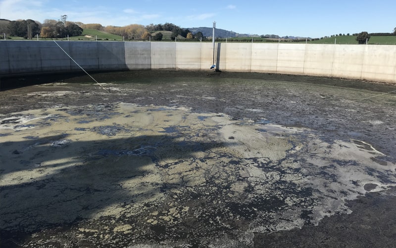 Overview of this 3.5M litre Concrete tank